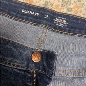 Old Navy Dark Blue High-Rise Jeans